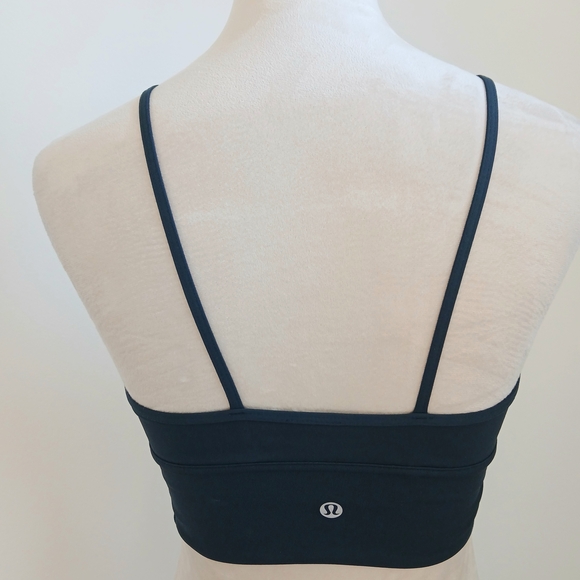 NWOT - Lululemon Athletica - Adore Your Core - Navy - Mesh Sports Bra - Size 4 - Picture 6 of 11